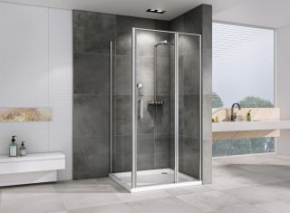 Душевой уголок ABBER Sonnenstrand 100x100см хром AG04100S-S100