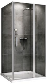 Душевой уголок ABBER Sonnenstrand 110x80см хром AG04110S-S80