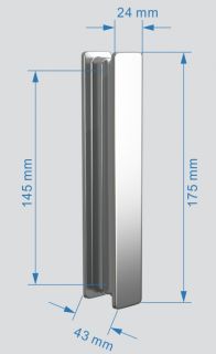 Душевой уголок ABBER Sonnenstrand 110x70см хром AG07110-S70