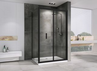 Душевой уголок ABBER Sonnenstrand AG07120B-S80B 120x80см чёрный