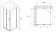 Душевой уголок ABBER Zart AG08100P-S81 100x80см хром
