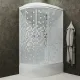 Душевая кабина Triton Коралл Щ0000038533 правая 120x80 см профиль белый стекло мозаика