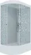 Душевая кабина Triton Коралл Щ0000038533 правая 120x80 см профиль белый стекло мозаика