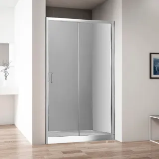 Душевая дверь Aquanet Alfa NAA6121 168421 140 см стекло прозрачное профиль хром