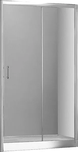 Душевая дверь Aquanet Alfa NAA6121 168422 150 см стекло прозрачное профиль хром