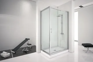 Душевой уголок Aquanet Alfa NAA1131 273606 160x80 см стекло прозрачное профиль хром