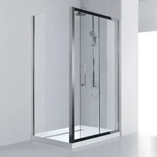 Душевой уголок Aquanet Delta NPE1131 183213 120x80 см стекло прозрачное профиль хром