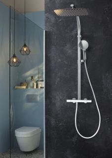 Душевая стойка Jacob Delafon TALAN E20642-CP термостатическая