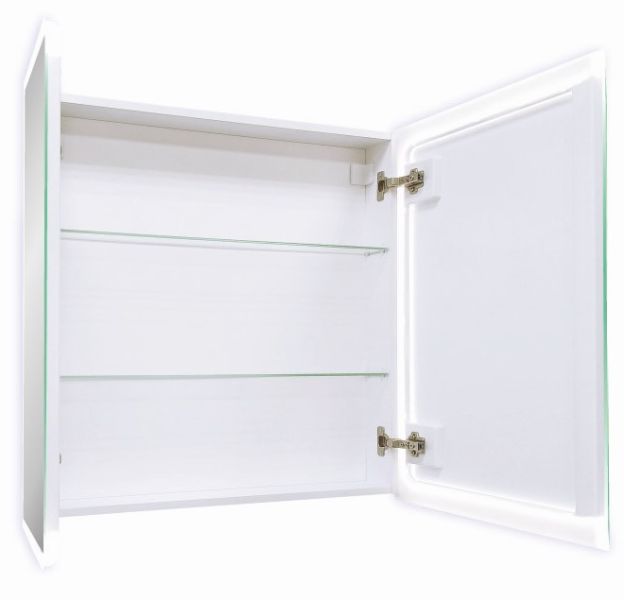 Зеркало-шкаф с подсветкой Continent Reflex МВК027 80см белый