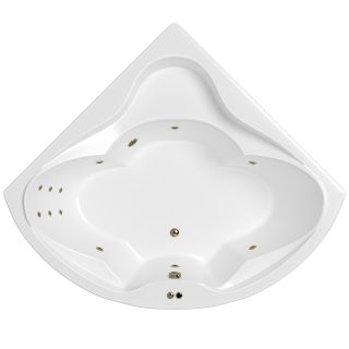 Гидромассажная ванна WHITECROSS Konsul 0110.150150.100.LINE.BR 150 см Line бронза