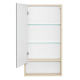 Зеркальный шкаф Акватон Сканди 45см белый/дуб верона 1A252002SDB20