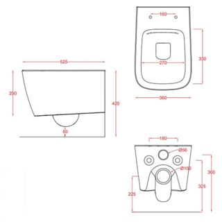 Унитаз Artceram A16  ASV003 43 00 Verde foresta