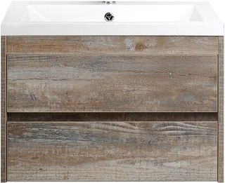 Подвесная тумба под раковину Art&Max Family 75см бетон экзотик Family-750-2C-SO-PE