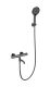 Смеситель для ванны с душем Wonzon & Woghand INN 3 WW-B2065-A1-BGG с термостатом тёмный графит
