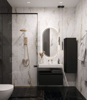 Раковина Armadi Art Flat 859-080-CLCT 80 см calacatta