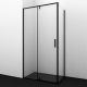 Душевой уголок Wasserkraft Elbe 100x100см чёрный 74P19