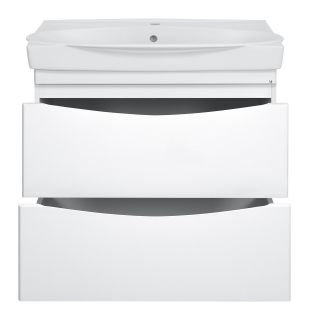 Напольная тумба под раковину Misty Элвис 80см белый