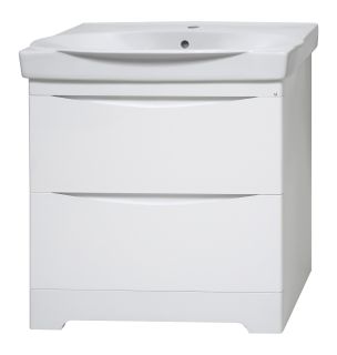 Напольная тумба под раковину Misty Элвис 80см белый