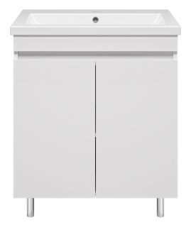 Напольная тумба под раковину Misty Енисей 70см белый