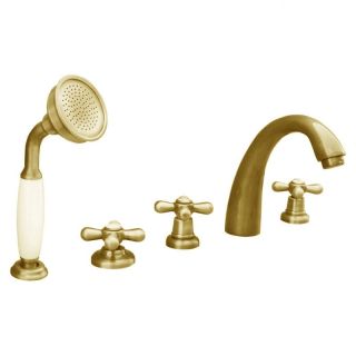 Смеситель на борт ванны Rav Slezak Morava retro MK176.5PZ золото