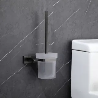 Настенный ёршик для унитаза Gappo G0710-9 оружейная сталь