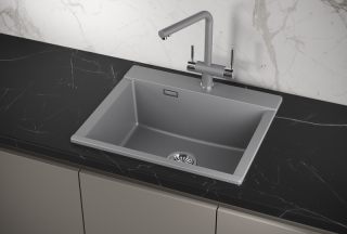 Мойка кухонная Granula 5804, АЛЮМИНИУМ