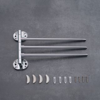 Поворотный полотенцедержатель РМС A1025 тройной хром