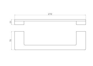Вешалка для полотенец Wonzon & Woghand Eclipse WW-9113 хром