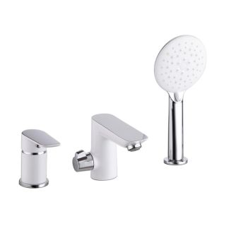 Смеситель на борт ванны IDDIS Cloud белый/хром CLOSB30i07