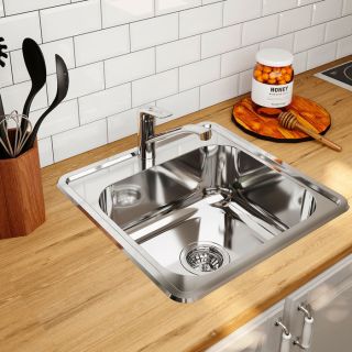 Мойка кухонная IDDIS Strit хром глянцевый STR48P0i77