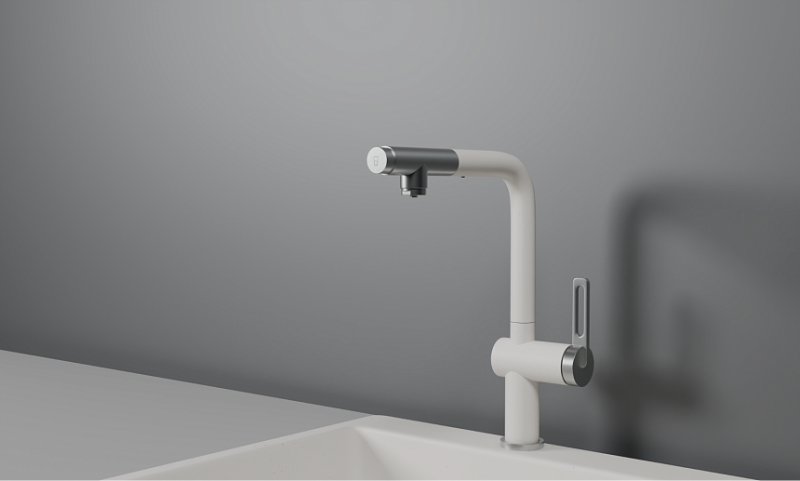 Смеситель для кухни Granula 8169, АРКТИК (БЕЛЫЙ) белый