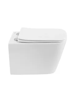 Унитаз подвесной BelBagno Kraft BB7106CH-TOR/SC безободковый с сиденьем