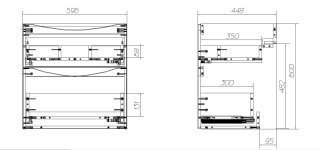 Тумба под раковину BelBagno Marino 60см Rovere Nature MARINO-H60-600-2C-SO-RN-P