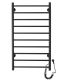 Полотенцесушитель электрический Domoterm Аврора DMT 109-10 50x90 EK R чёрный