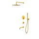 Душевой комплект WHITECROSS Y YSET07GLB брашированное золото