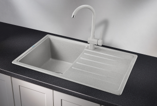 Мойка кухонная Granula Standart 7602, БАЗАЛЬТ