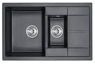 Мойка кухонная Granula 7802, ШВАРЦ