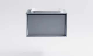 Тумба с раковиной Astra-Form Фрейм 4631177715259 80 см голубой матовый