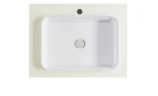 Тумба с раковиной Astra-Form Фрейм 4631177715273 80 см бежевый матовый