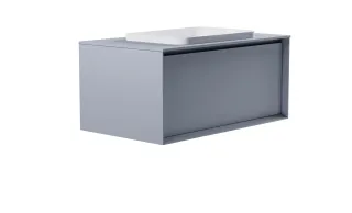 Тумба с раковиной Astra-Form Фрейм 4631177715310 90 см голубой матовый