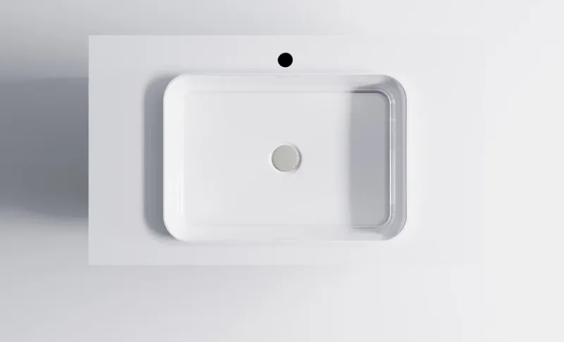 Тумба с раковиной Astra-Form Фрейм 4631177713972 100 см белый матовый