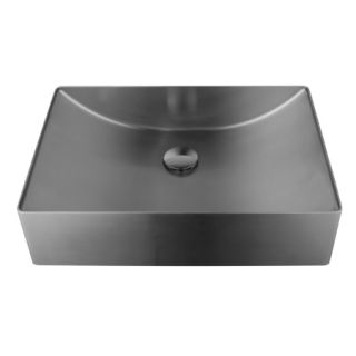 Раковина AltroBagno Futuro 001014 MtGr из нержавеющей стали сталь оружейная