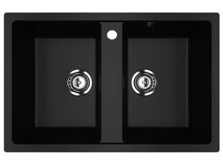Кухонная мойка Ulgran Classic U-608-344 ультра-чёрный