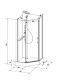 Душевая кабина Black & White Galaxy G8705 (8705900) 90х90х217 см