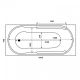 Акриловая ванна Bas Гоа 160x70 см