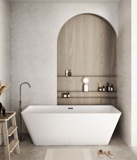 Акриловая ванна Grossman Cristal GR-2022M 170x75см белый матовый