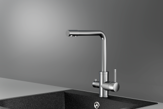 Смеситель для кухни Granula 5015, НЕРЖ нерж