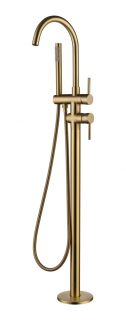 Смеситель для ванны Напольный Grocenberg GB900MG Матовое золото