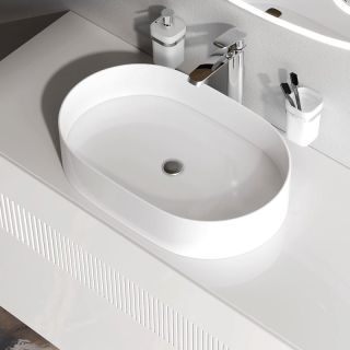 Раковина накладная  Am.Pm Func M8FWCC20500WG 51 см белый