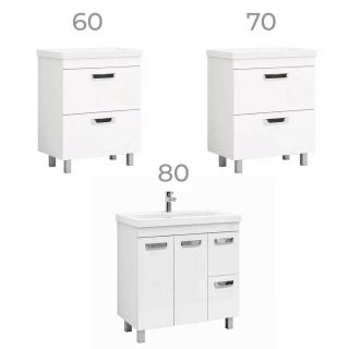 Тумба под раковину напольная Vigo Plaza tn.PLA.COM.70.2Y 70 см белый